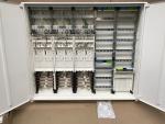 Hager Zählerschrank 6x eHZ Zählerfeld + 1x Verteilerfeld 7-reihig + 1x Verteilerfeld 5-reihig 1100mm mit APZ-Raum ZB35S (inkl. Datenschnittstelle und RJ45-Buchse)